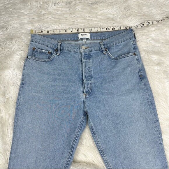 AGOLDE Women's Blame NICO High Rise Slim Fit Button-Fly Designer Jeans W32 /L27 - Picture 8 of 11